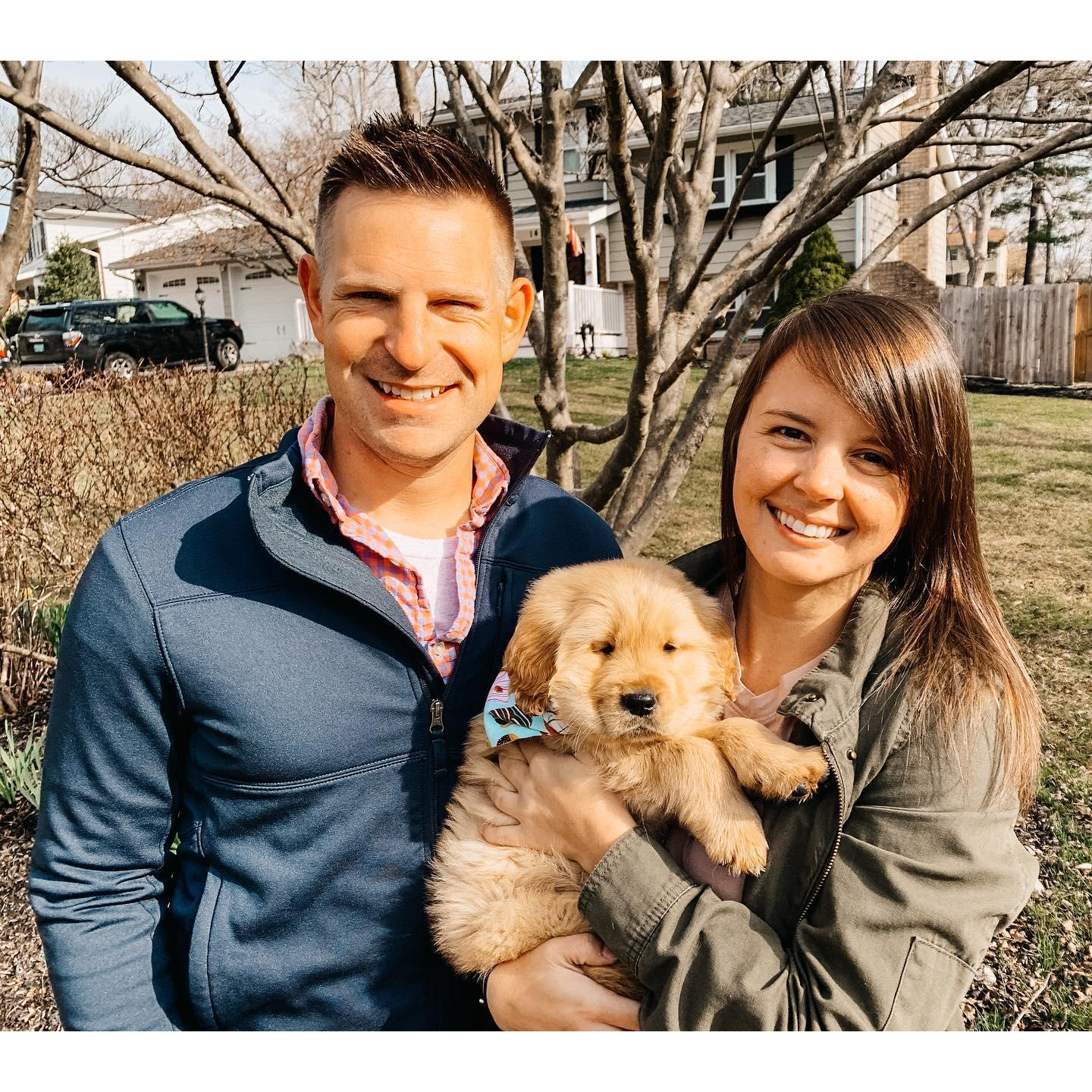 Our first family photo with Otto!