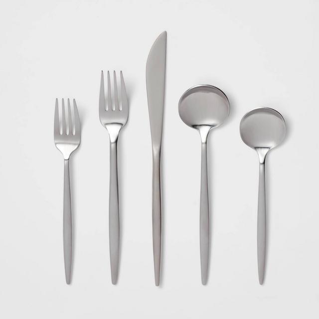 20pc Shapleigh Flatware Set Silver - Threshold™