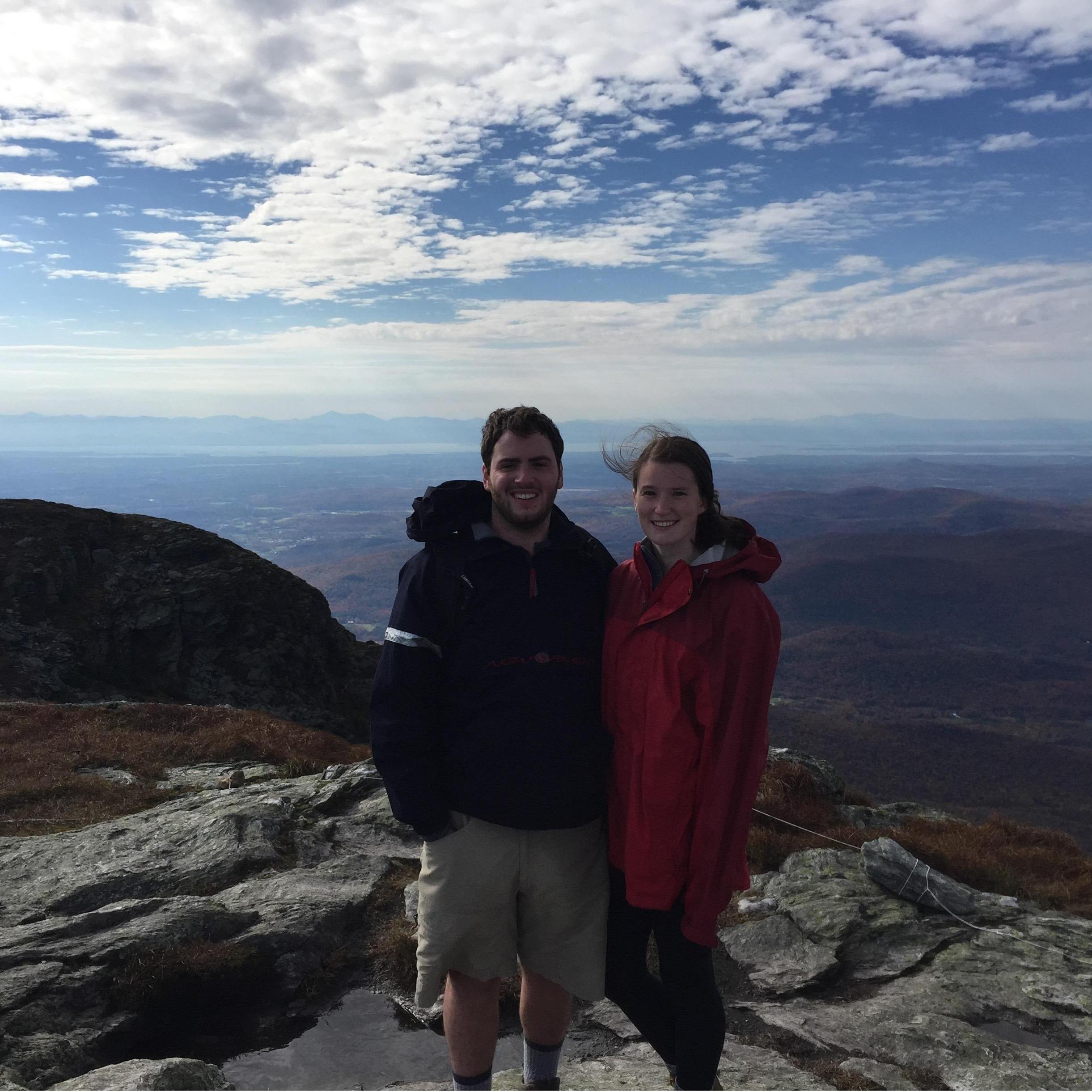 Atop of Mt. Mansfield, VT.