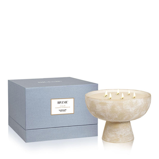 Blueme Calm Osmanthus & Sandalwood Giant Ceramic Candle, 45 oz.