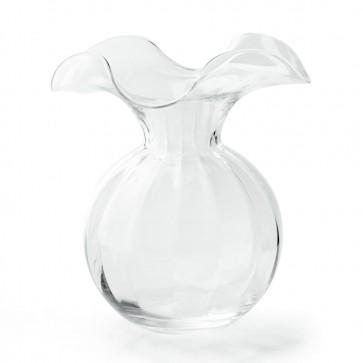 Vietri Hibiscus Clear Vase - Medium
