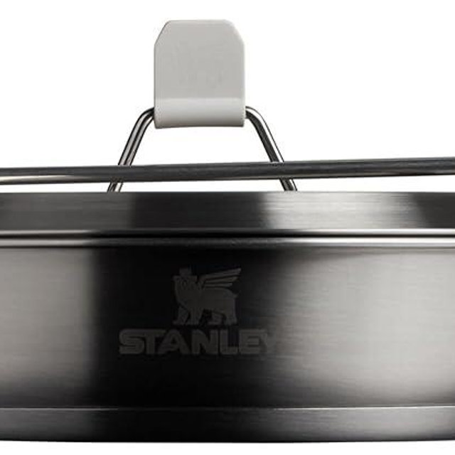 Stanley Wildfare Pro 15-Piece Stainless Steel Fry Pan Cook Set | 8.75 in Fry Pan with Fold & Lock Handle | Plates and Utensils | Camping Essentials for Your Camp Kitchen | BPA-Free