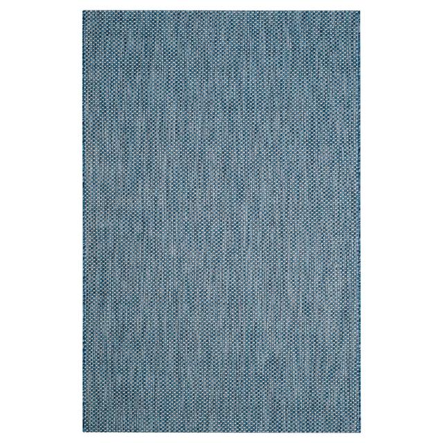 4' x 5'7" Cherwell Outdoor Rug Navy/Gray - Safavieh