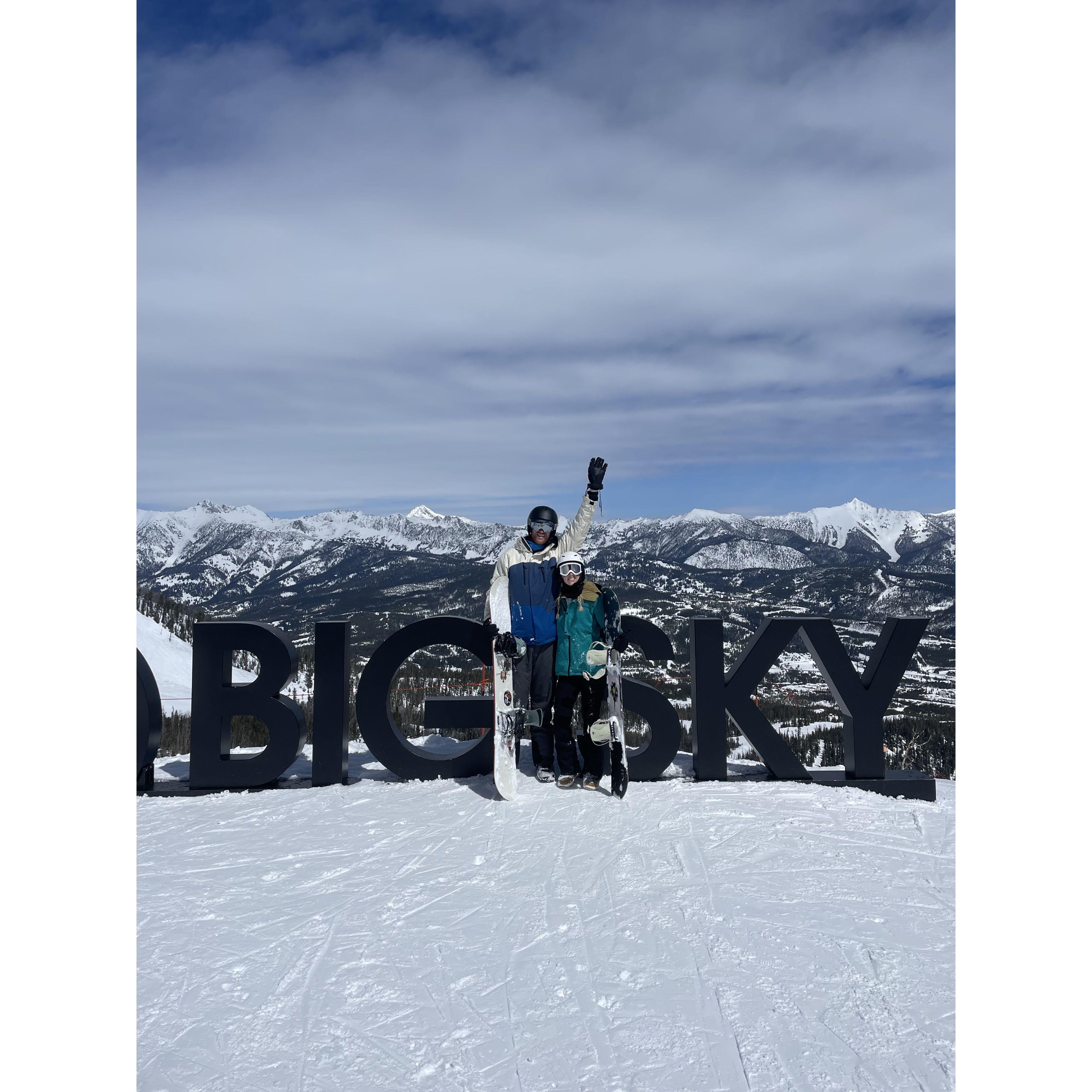 Ski trip to Big Sky, Montana