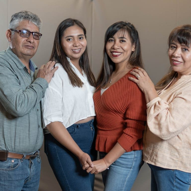 Yos and her beautiful family.