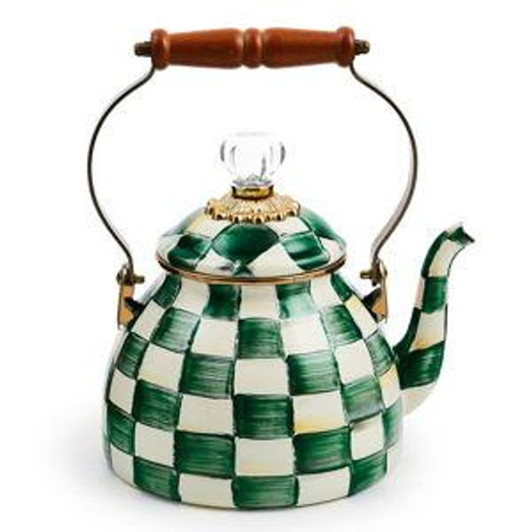 MacKenzie-Childs Check Tea Kettle