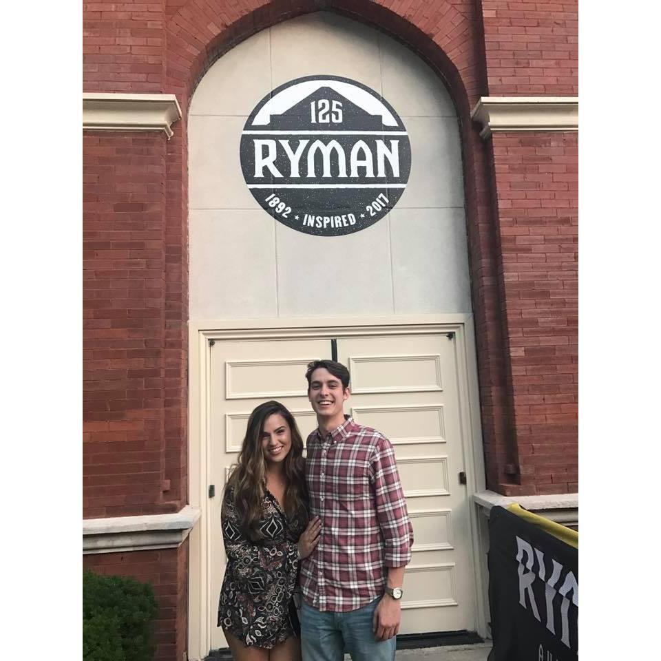 Visiting the famous Ryman while exploring Nashville!