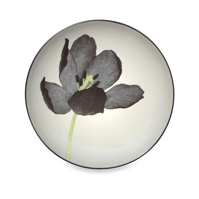 Noritake® Colorwave Floral Accent Plate in Graphite