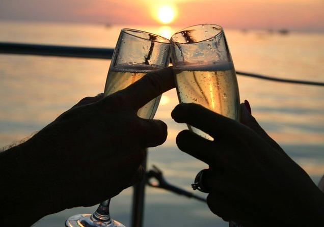 Champagne sunset cruise