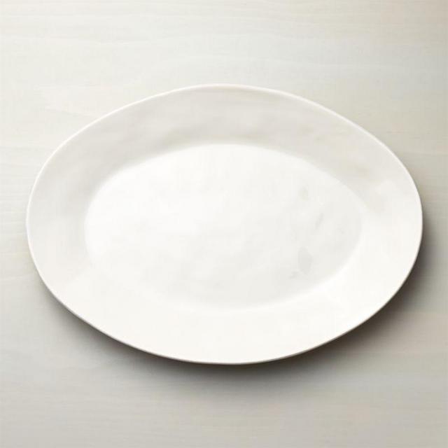 Marin Matte Black Large Oval Platter