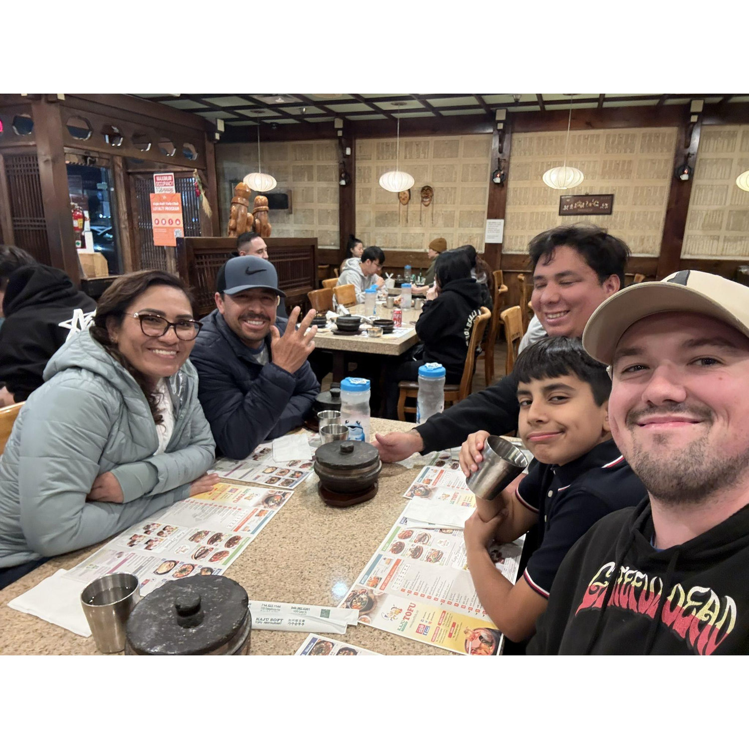 Visiting the Espino family without Lily on a business trip