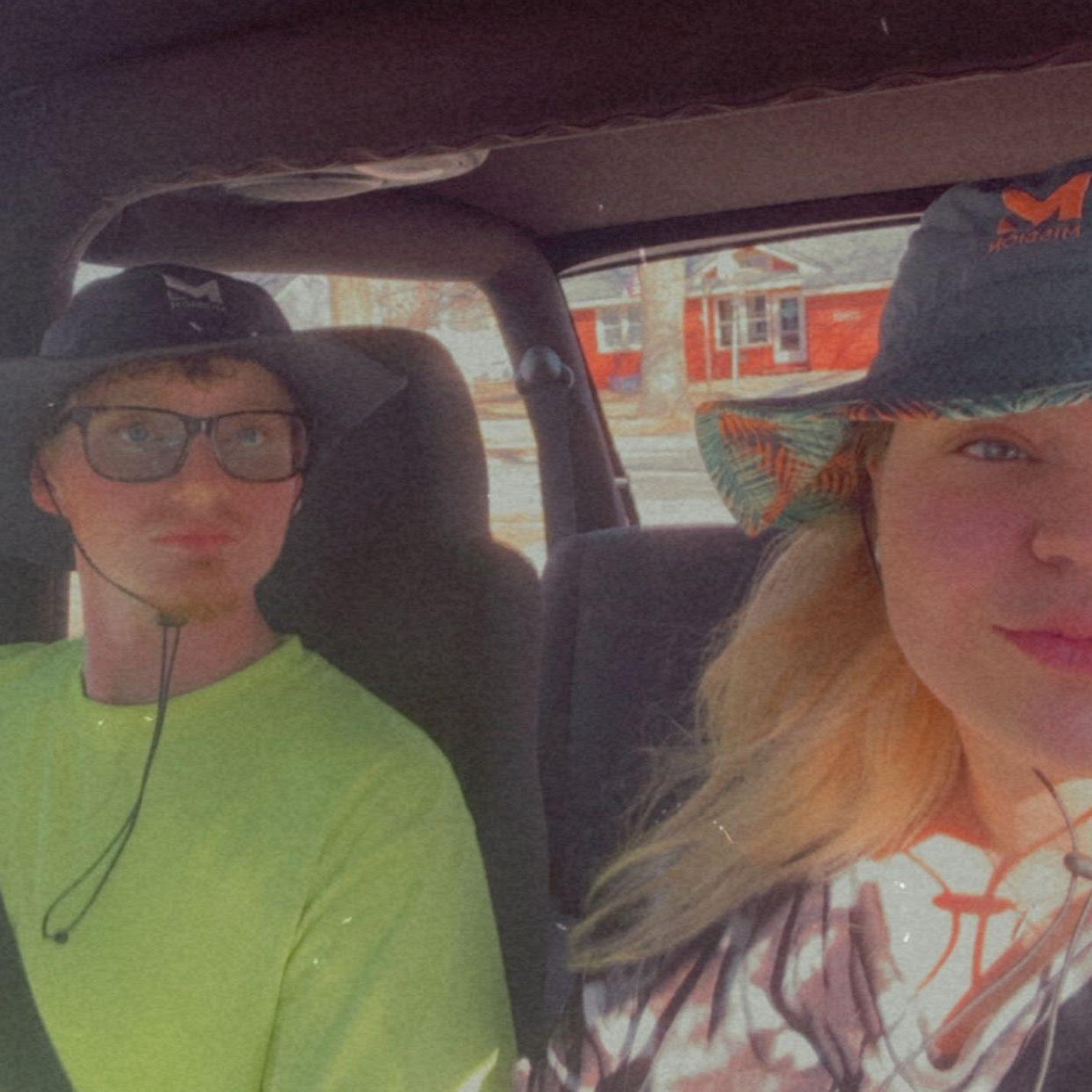 Favorite activity: wearing our safari hats in the Jeep!