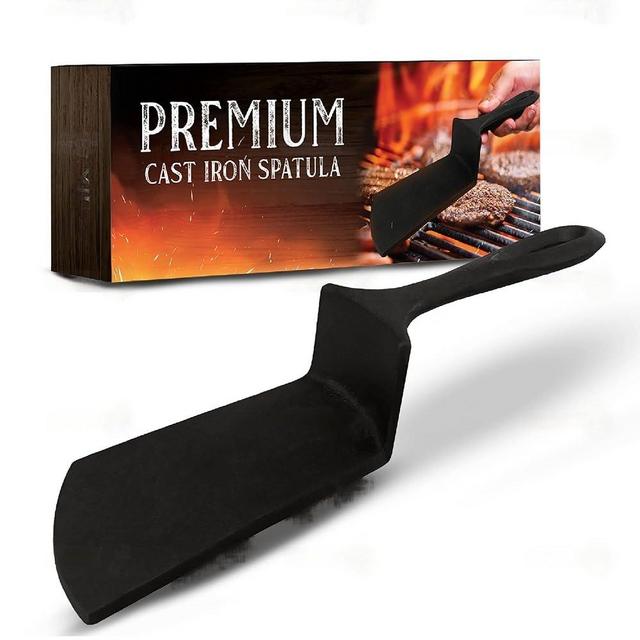 USABEST Premium Cast iron BBQ Spatula skillet Burger smasher press Unique gift cooking and grilling burgers