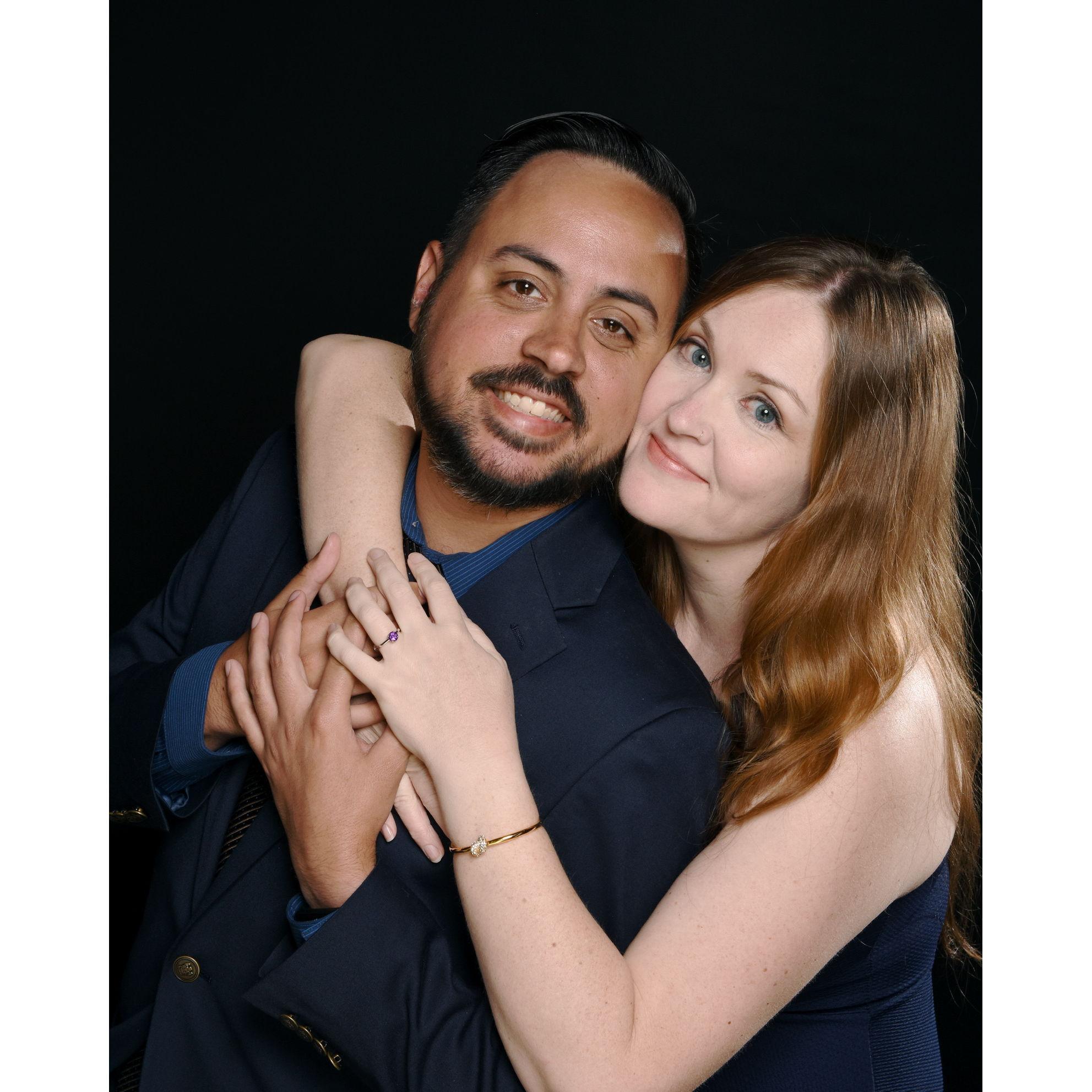 Our first photos after I proposed to her