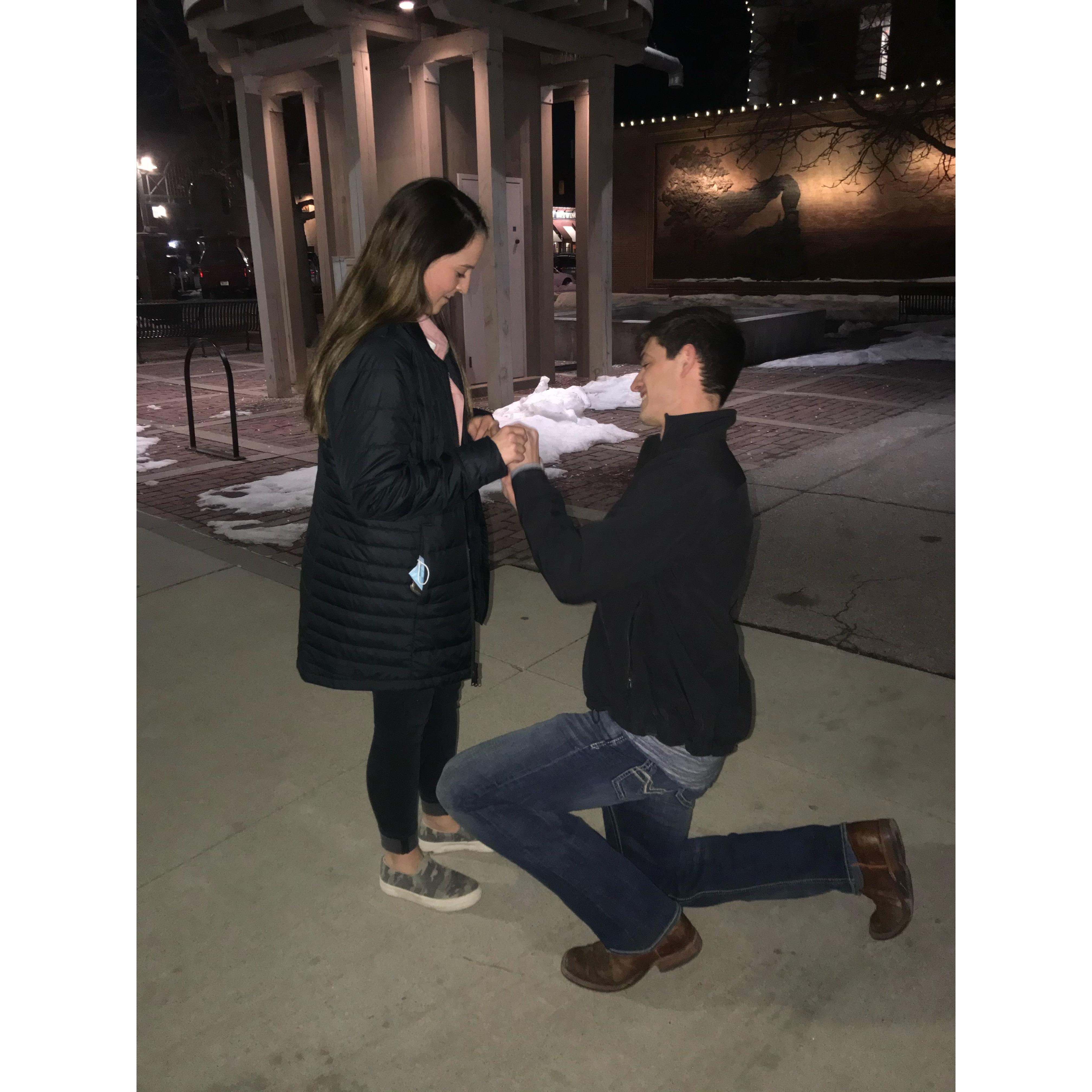 We're engaged!

February 26th, 2021