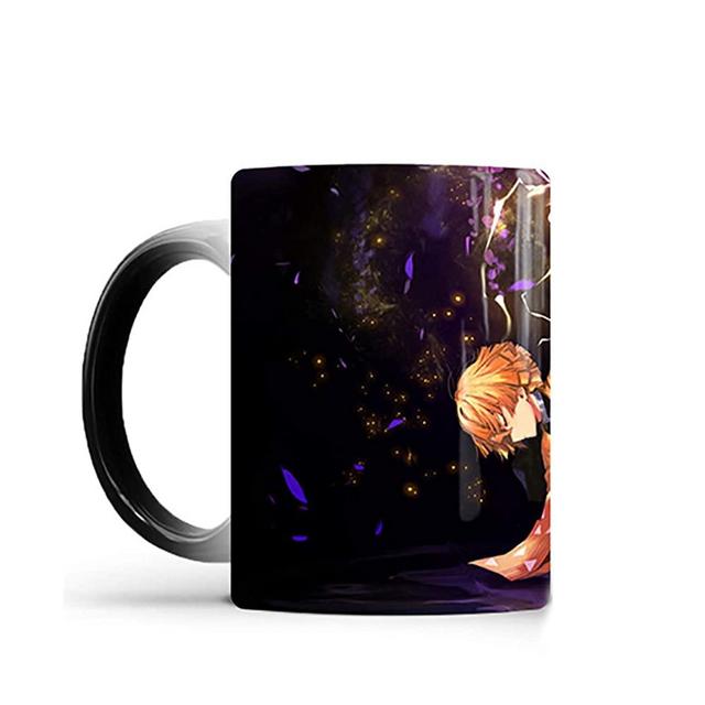 1pc 11oz Anime Magic Drinking Cup Color Changing Mug Heat Activation Ceramic Water Cups