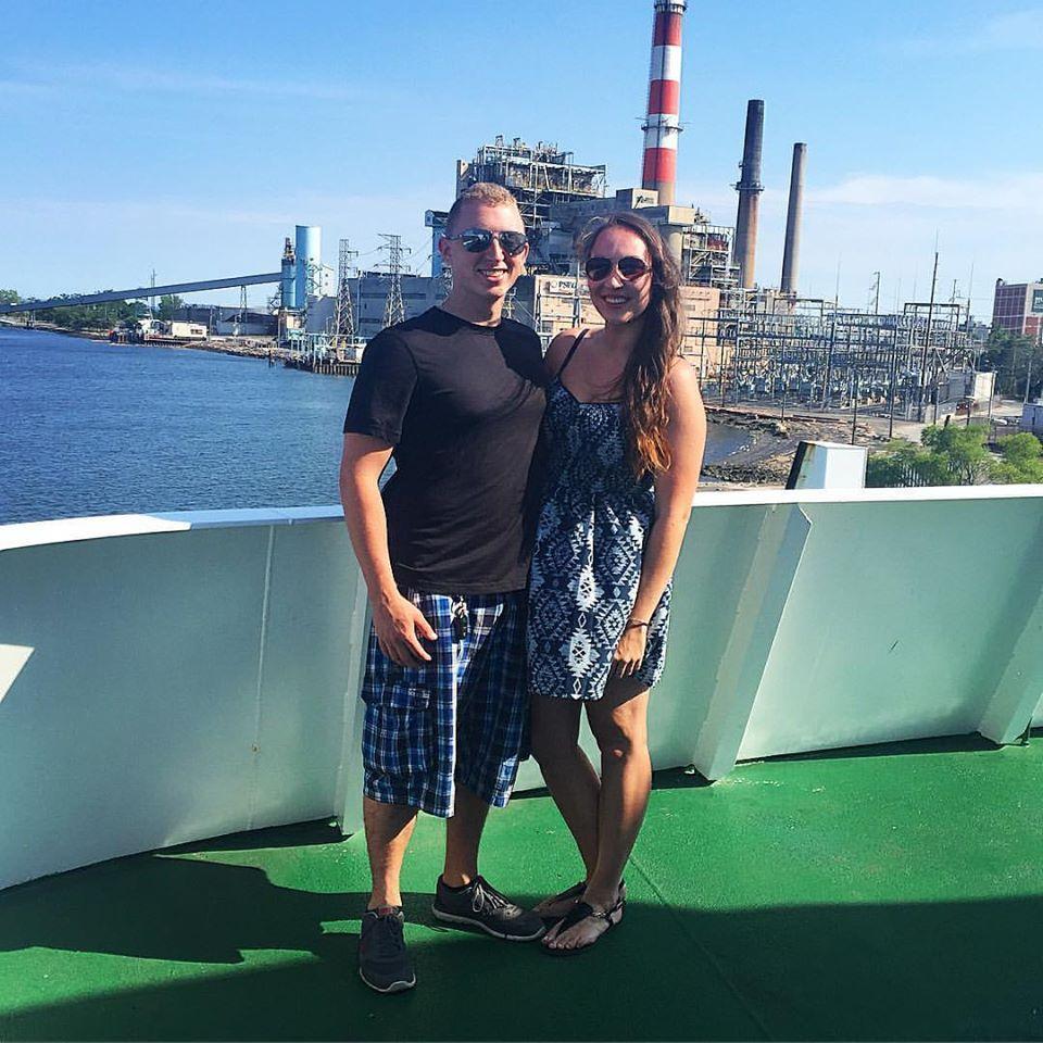 We've always loved taking the ferry across the Long Island Sound from Bridgeport to Long Island.