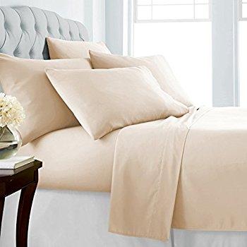 Mayfair Linen Hotel Collection 100% Egyptian Cotton 800Tc Sheet Set Full Ivory