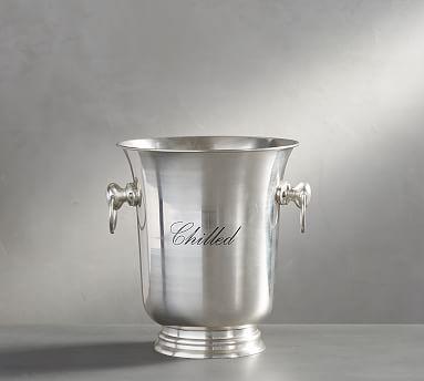 Antique Silver Bottle Wine Cooler