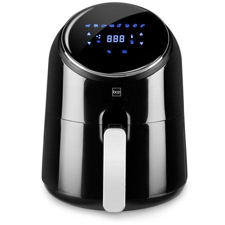 Best Choice Products 4.4qt 1400W 8-in-1 Digital Compact Air Fryer Kitchen Appliance w/ LCD Screen, Recipes - Black