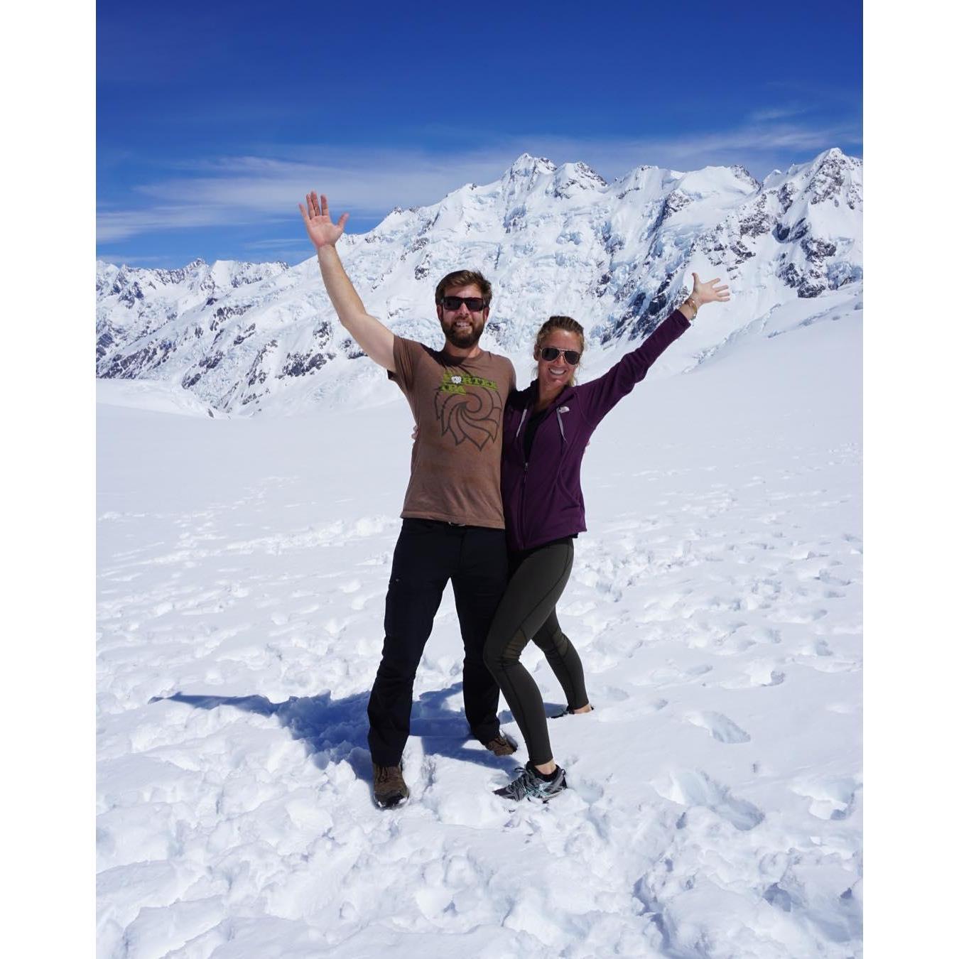 New Zealand Ice field