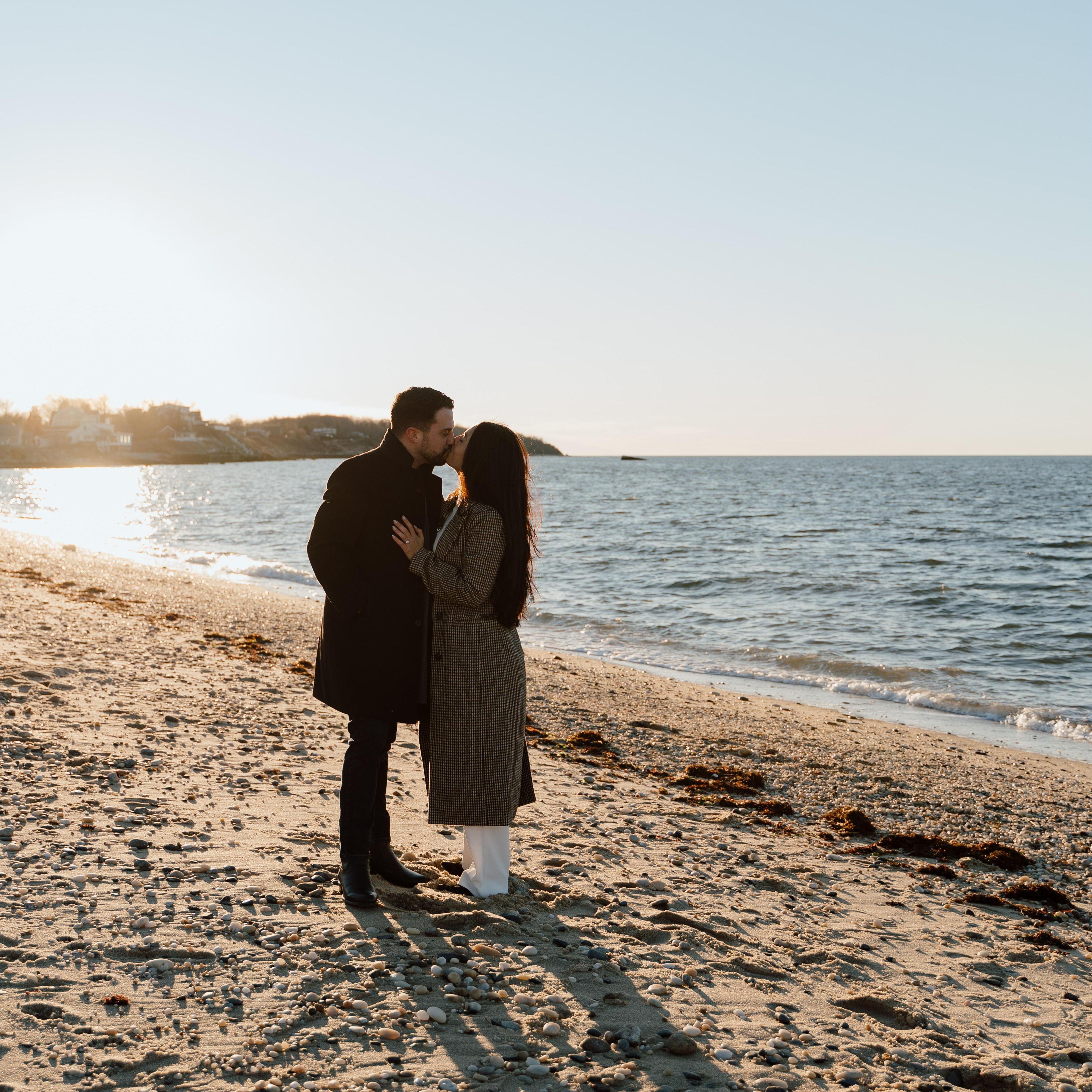 February, 2023 at North Fork Beach, Long Island