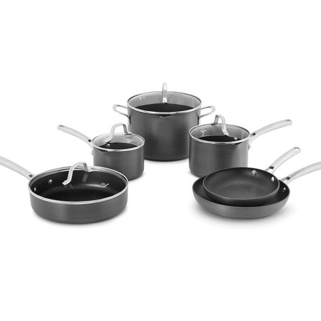 Calphalon Classic 10 Piece Hard-Anodized Aluminum Non Stick Cookware Set