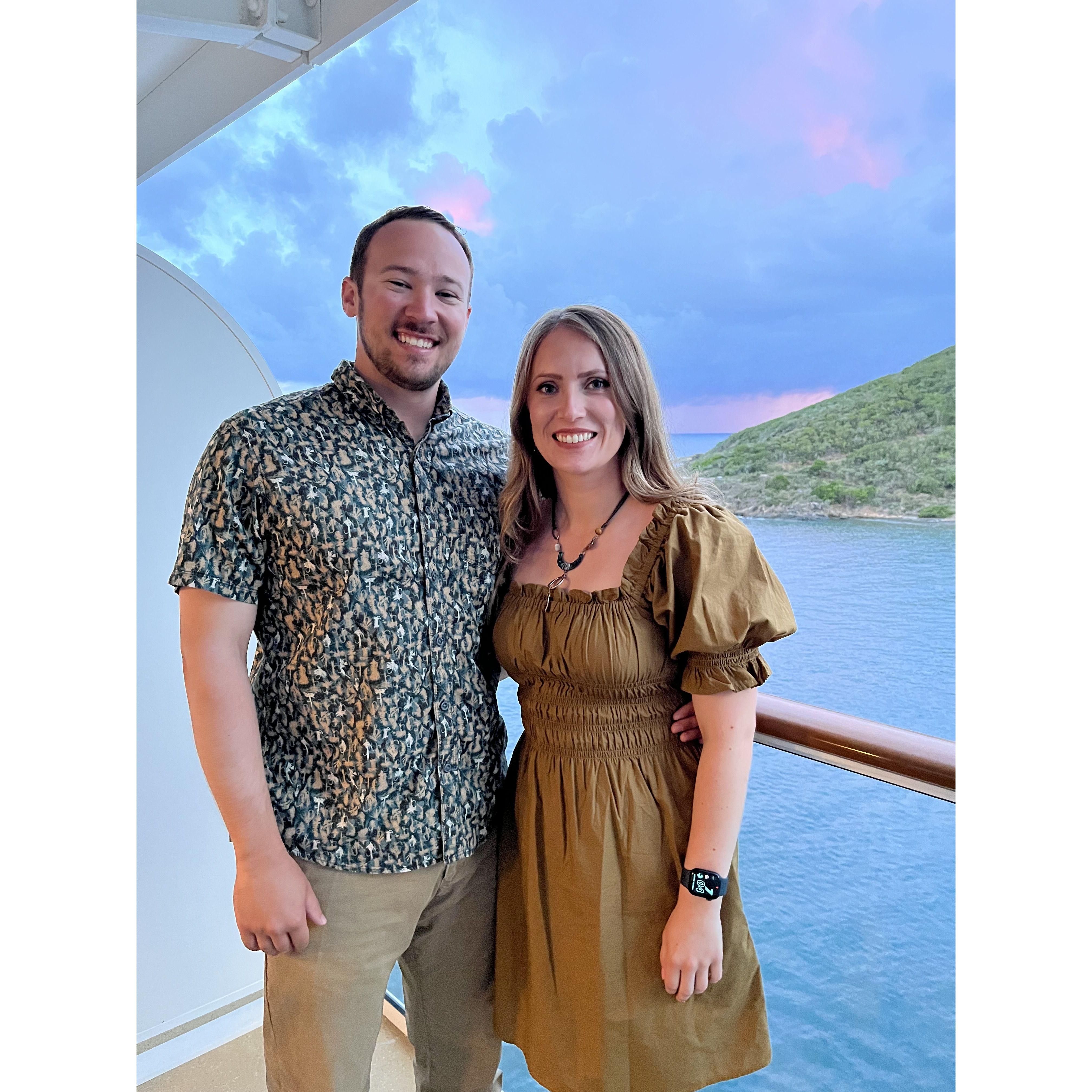 First cruise together with Anthony's family