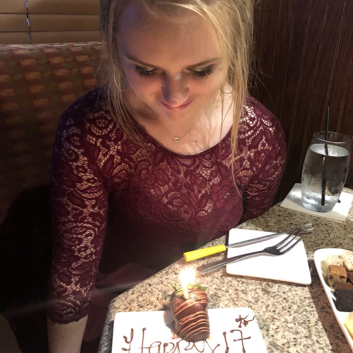 Maggie’s 17th birthday April 2019