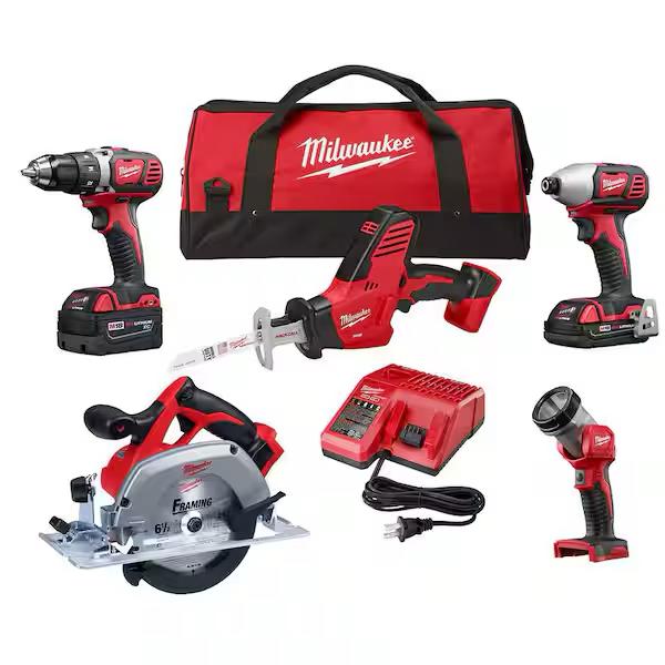 Milwaukee M18 18V Lithium-Ion Cordless Combo Kit