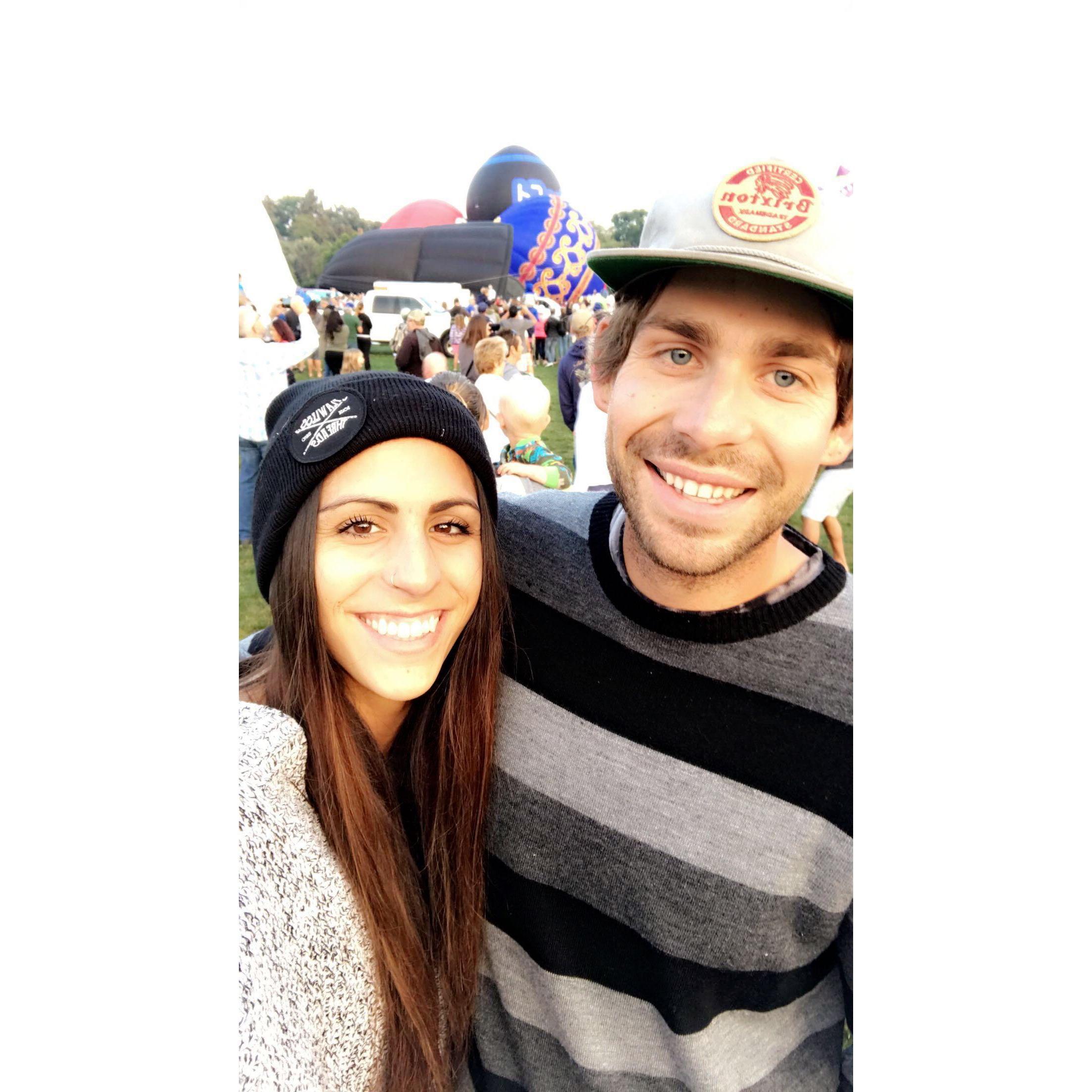 Right before he proposed!