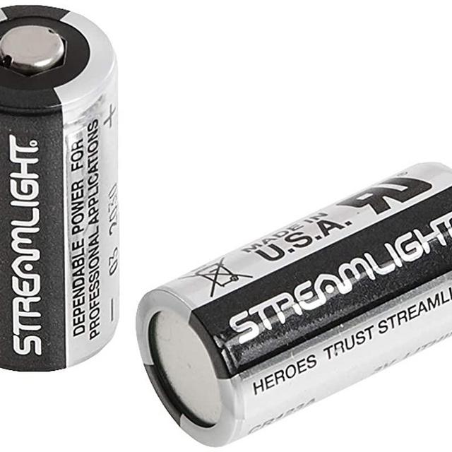 Streamlight 85175 CR123A Lithium Batteries, 2-Pack