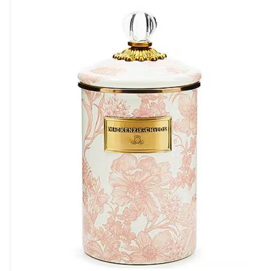 MacKenzie-Childs English Garden Enamel Canister - Small