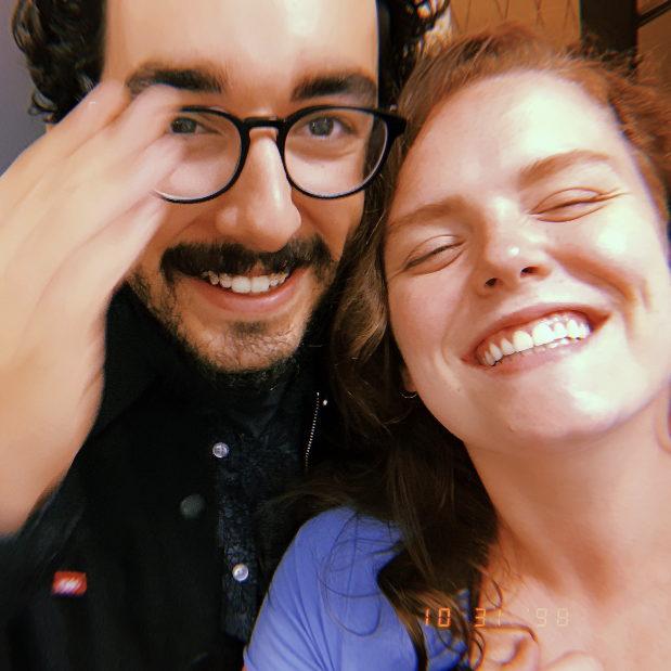 One of our last dates right before we got engaged!
