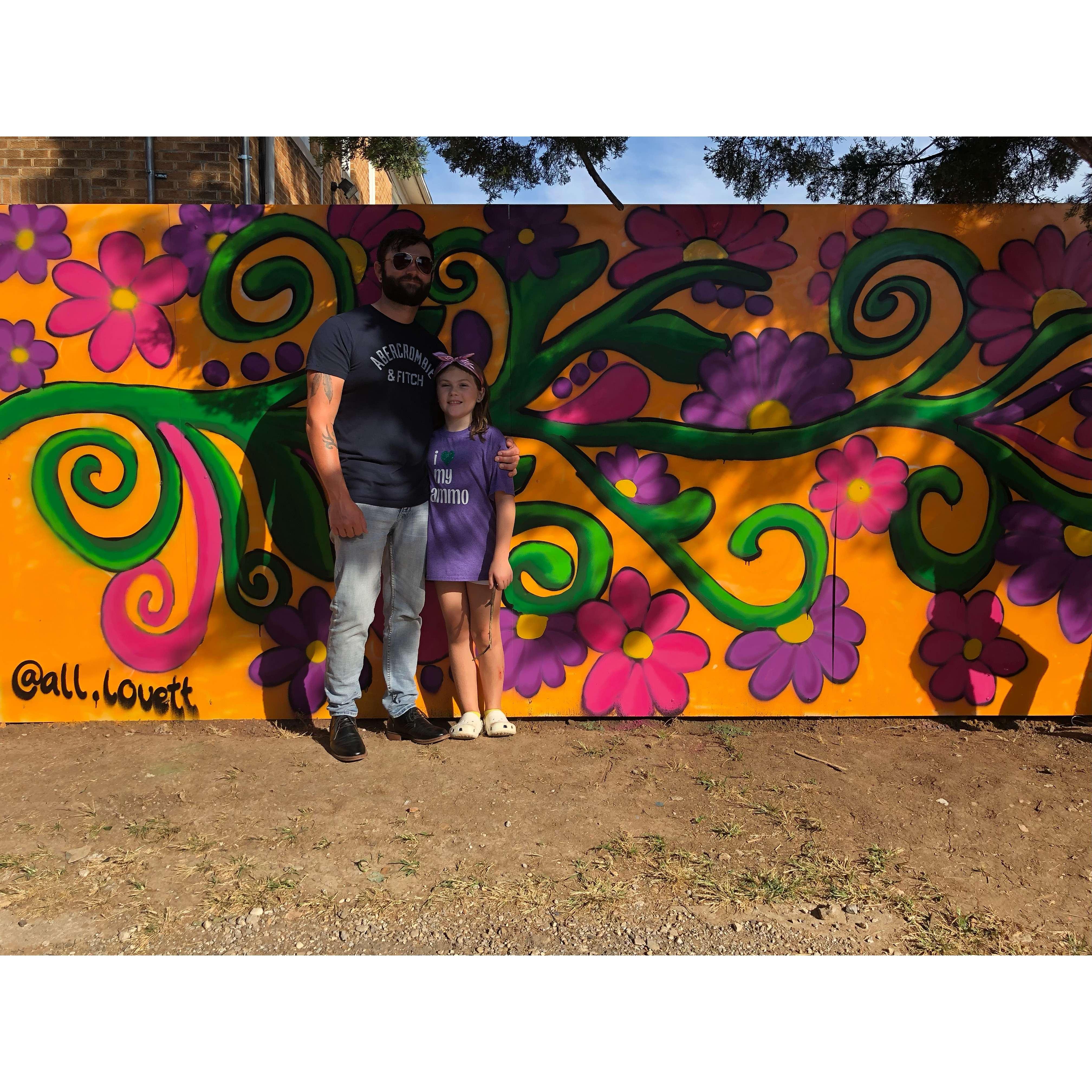 OKC Murals - Flowers are our favorite