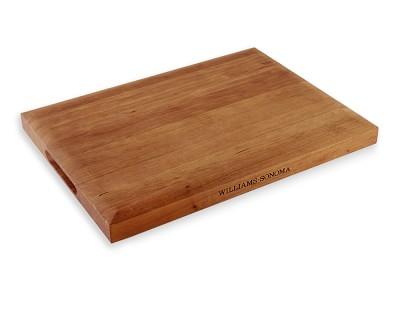 Williams Sonoma Edge-Grain Cutting Board, Cherry (M)