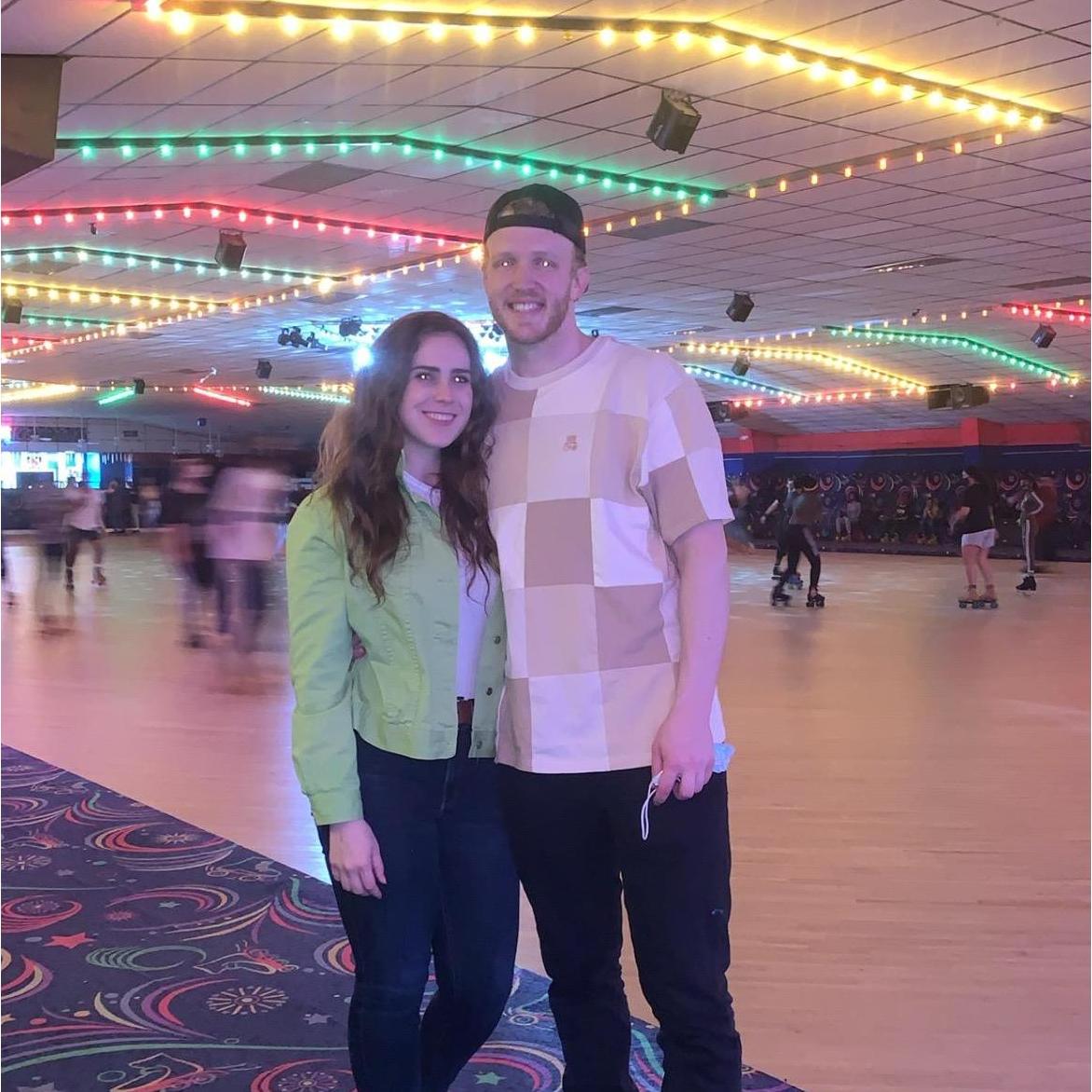 Roller rink skate date