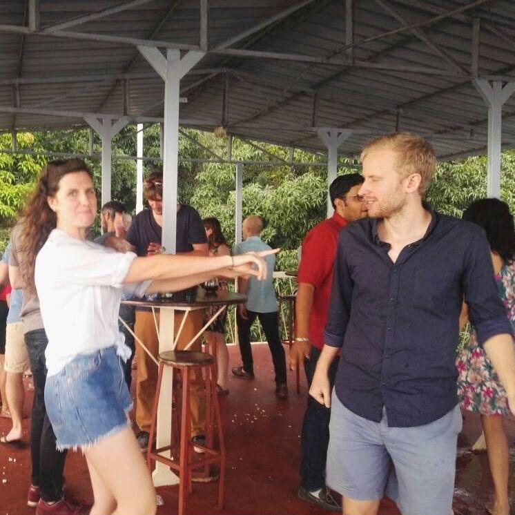 caught dancing on the Kafue Queen, Kafue - Zam
