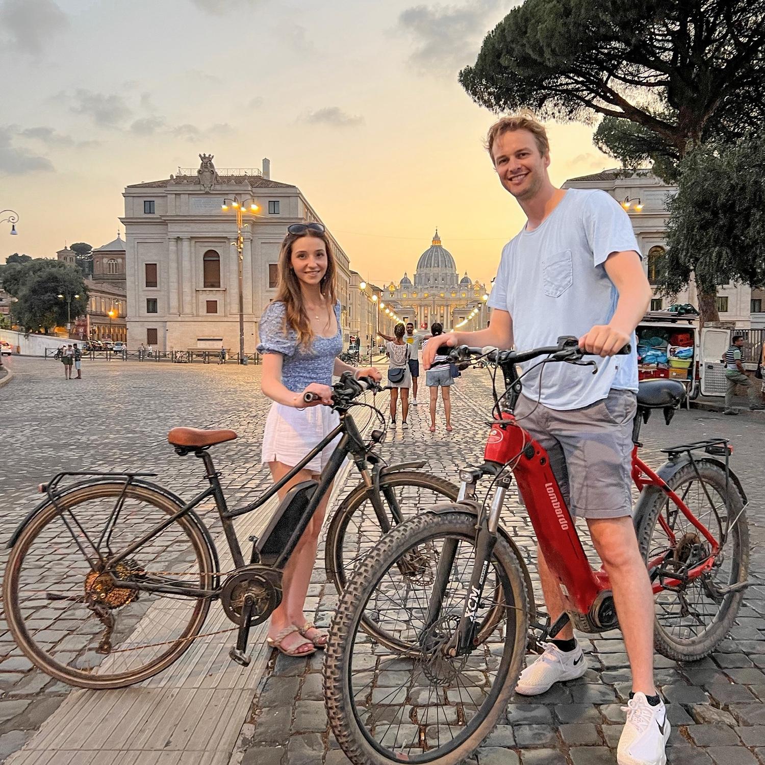 Biking at St. Peter’s Cathedral