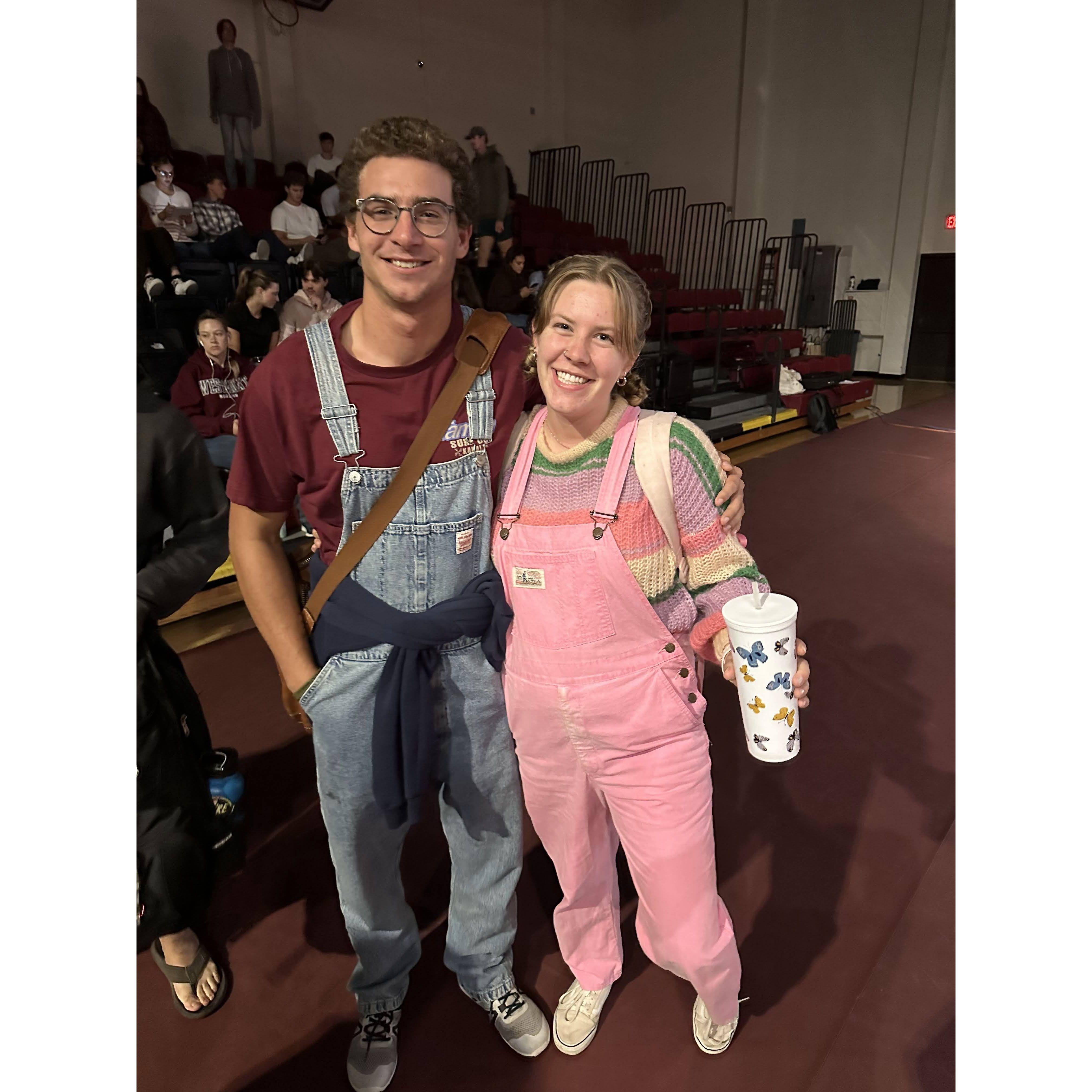 twinning is winning, especially when its overalls
