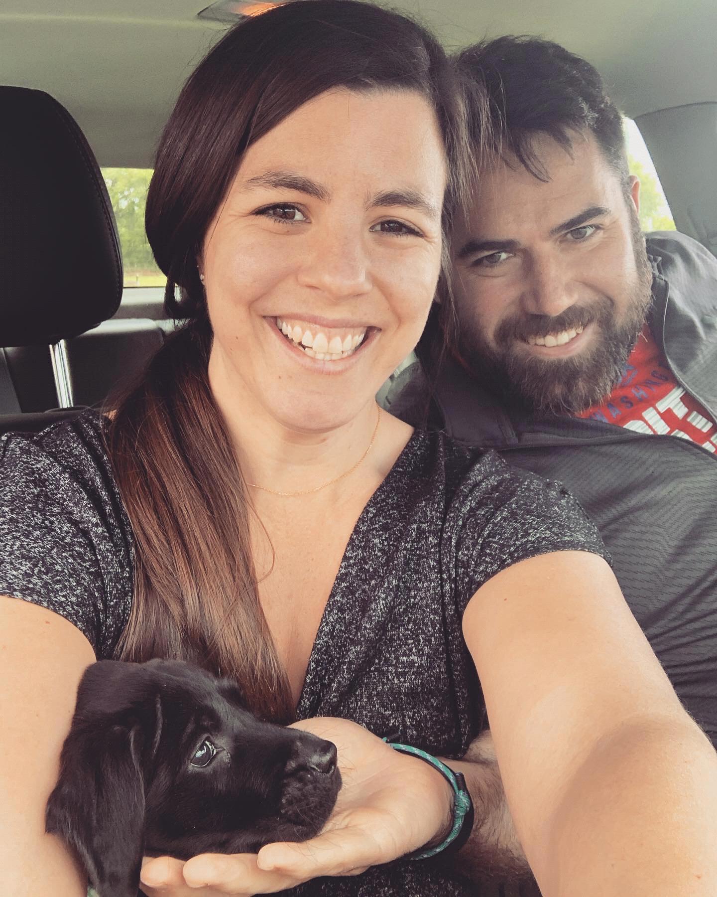 We became a family of 3 - picked Ruby up!