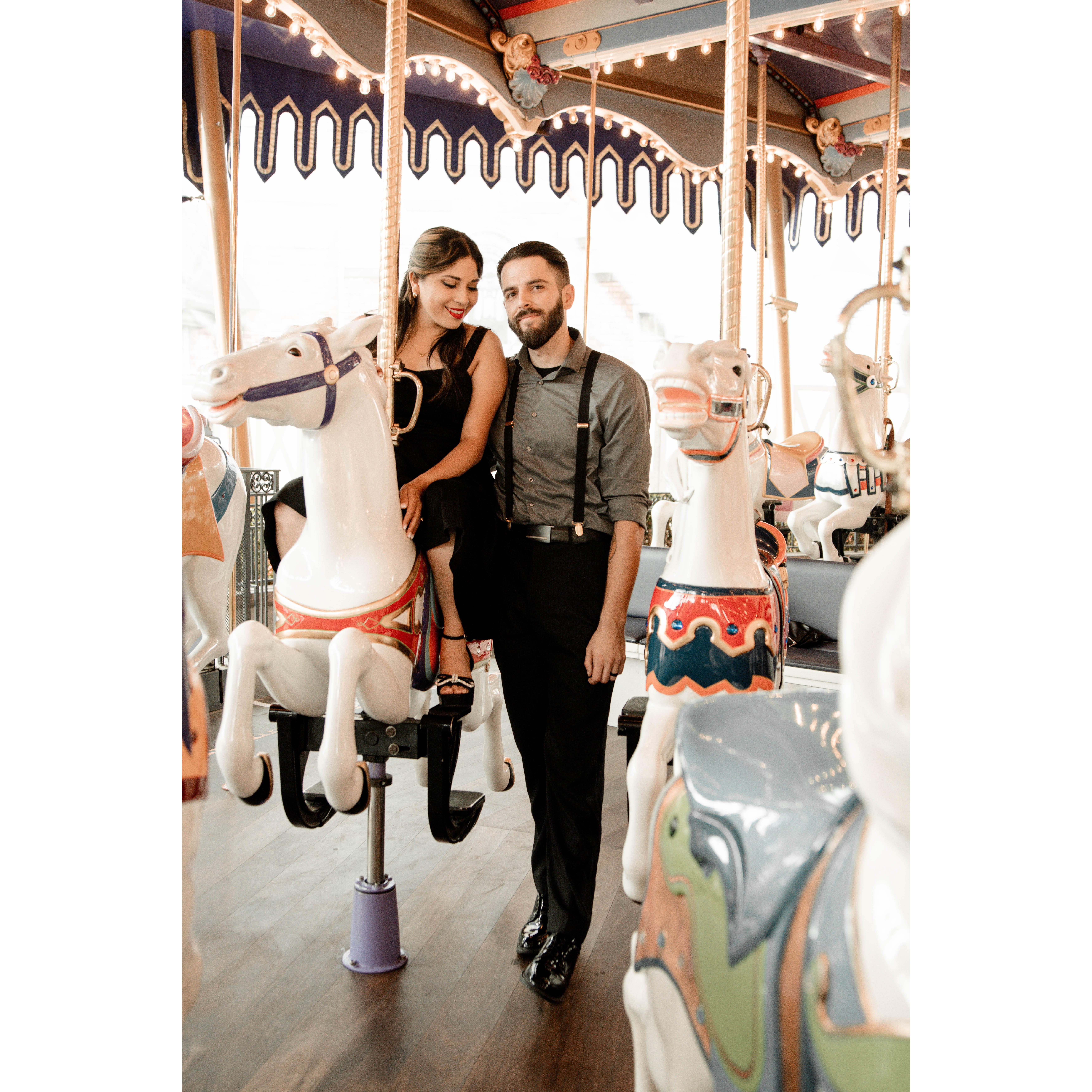 Disneyland Fairytale Engagement Photo shoot