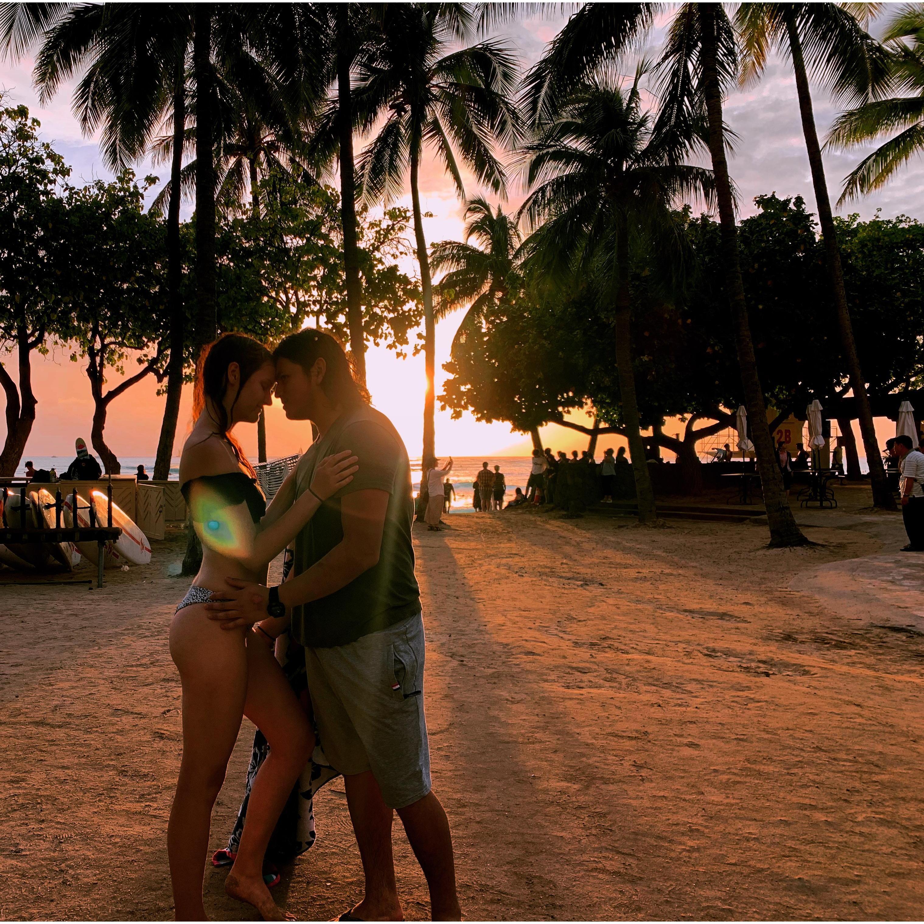Second trip to Hawaii, the day before we got engaged :)
