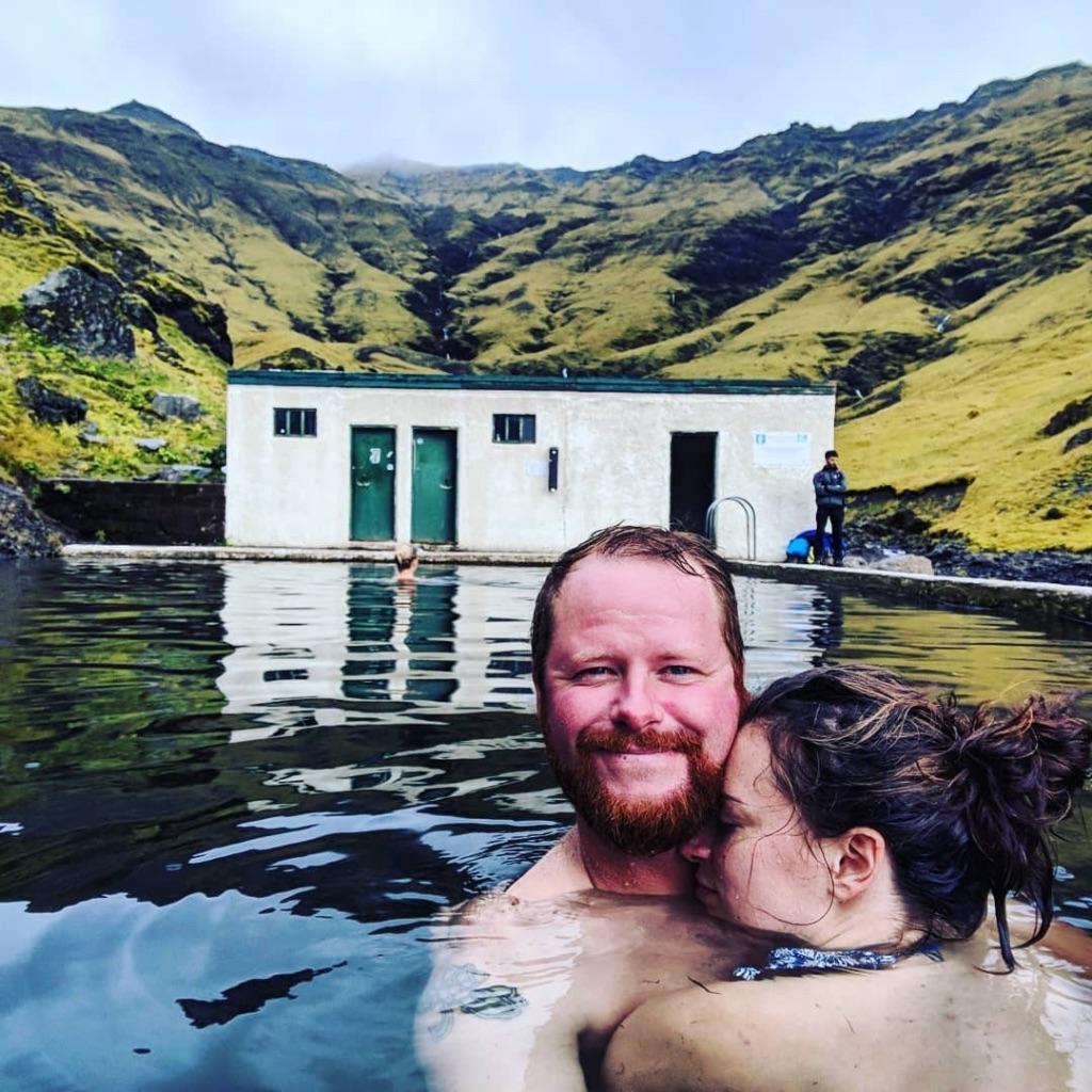 Hiked to this hot spring... it was magical.