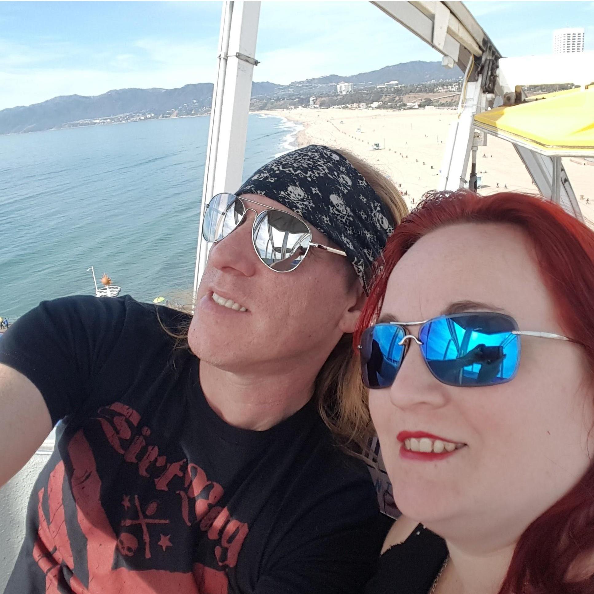On the Great Wheel on the Santa Monica Pier 2017