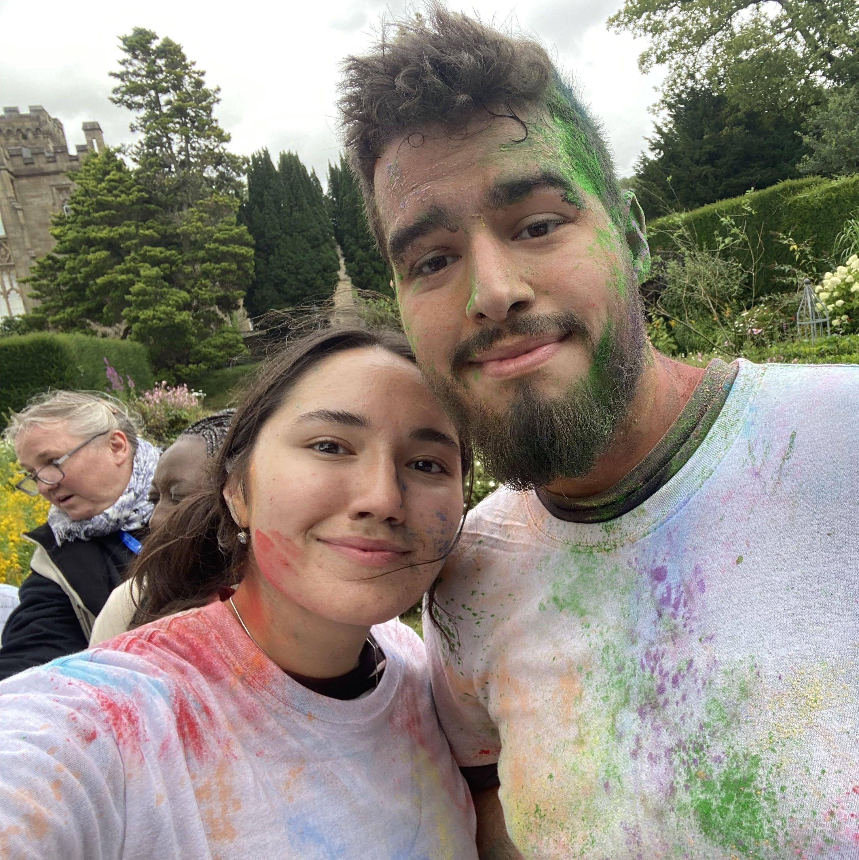 Color Run at TeenStreet in the Lake District of England (Capernwray Hall)
