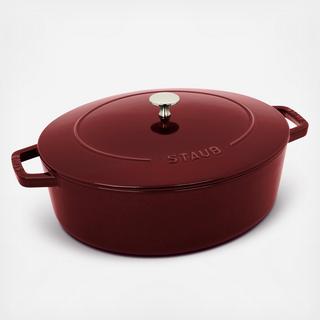 Cast Iron Wide Oval Dutch Oven