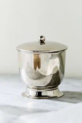 Bedford Silver Bath Canister