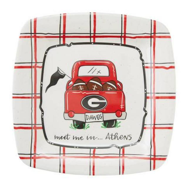NCAA Georgia Bulldogs Melamine Plate