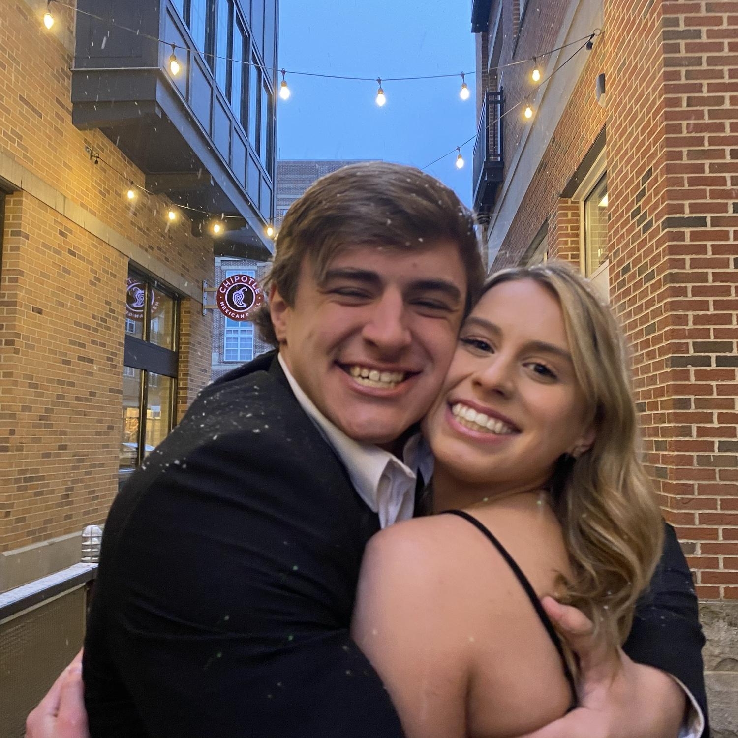 Snowball Mikes junior year Carlie’s senior